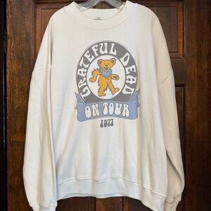 ABERCROMBIE & FITCH Soft Collection Grateful Dead Oversized Sweater Womens Large